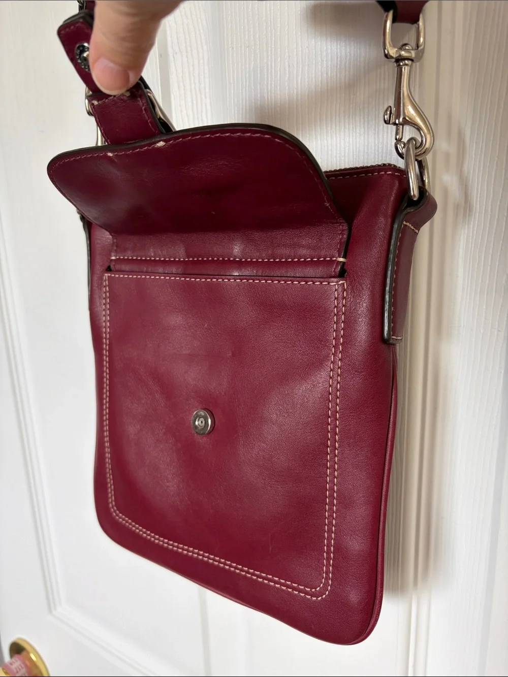 Coach Hampton Vintage Burgandy Crossbody